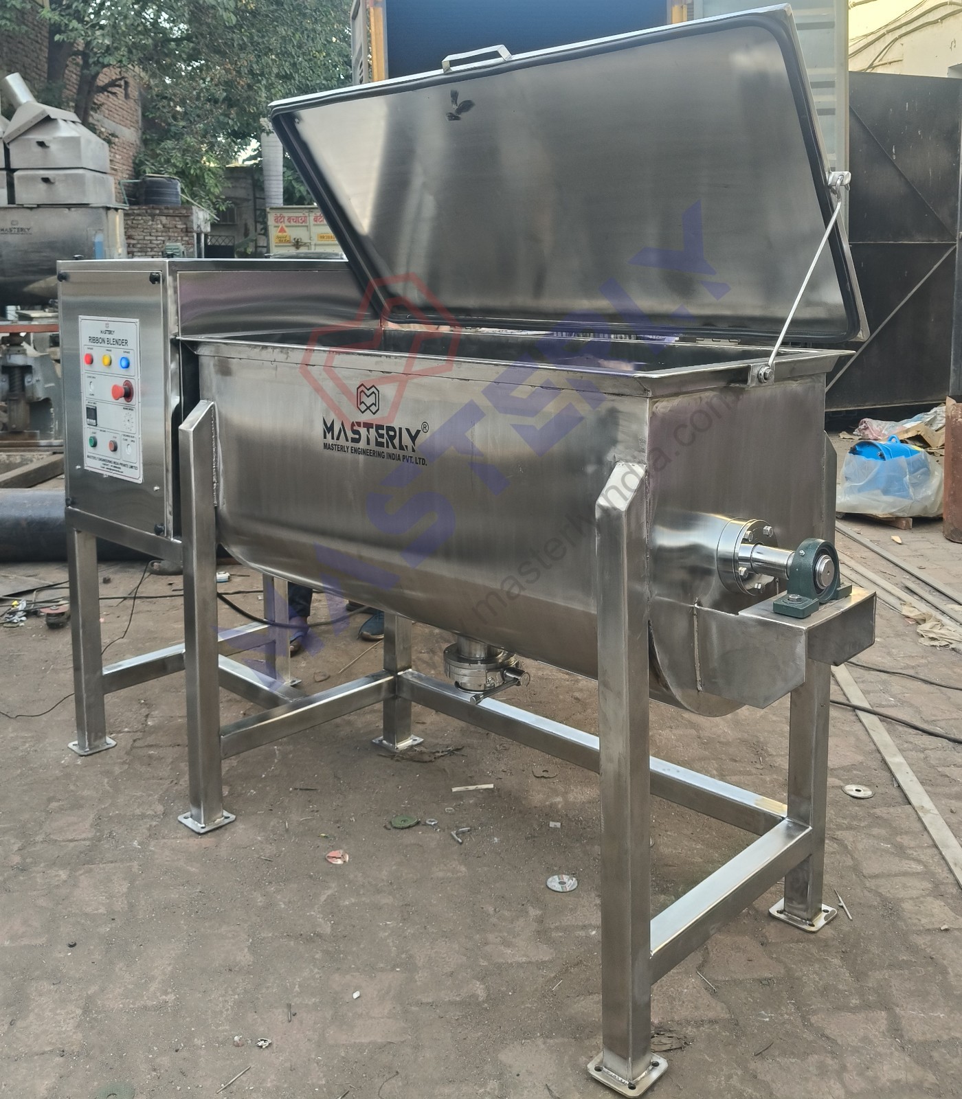 Stainless Steel Ribbon Blender 500 Liter 18 Cubic feet Ribbon Blender  SS304 ALL
