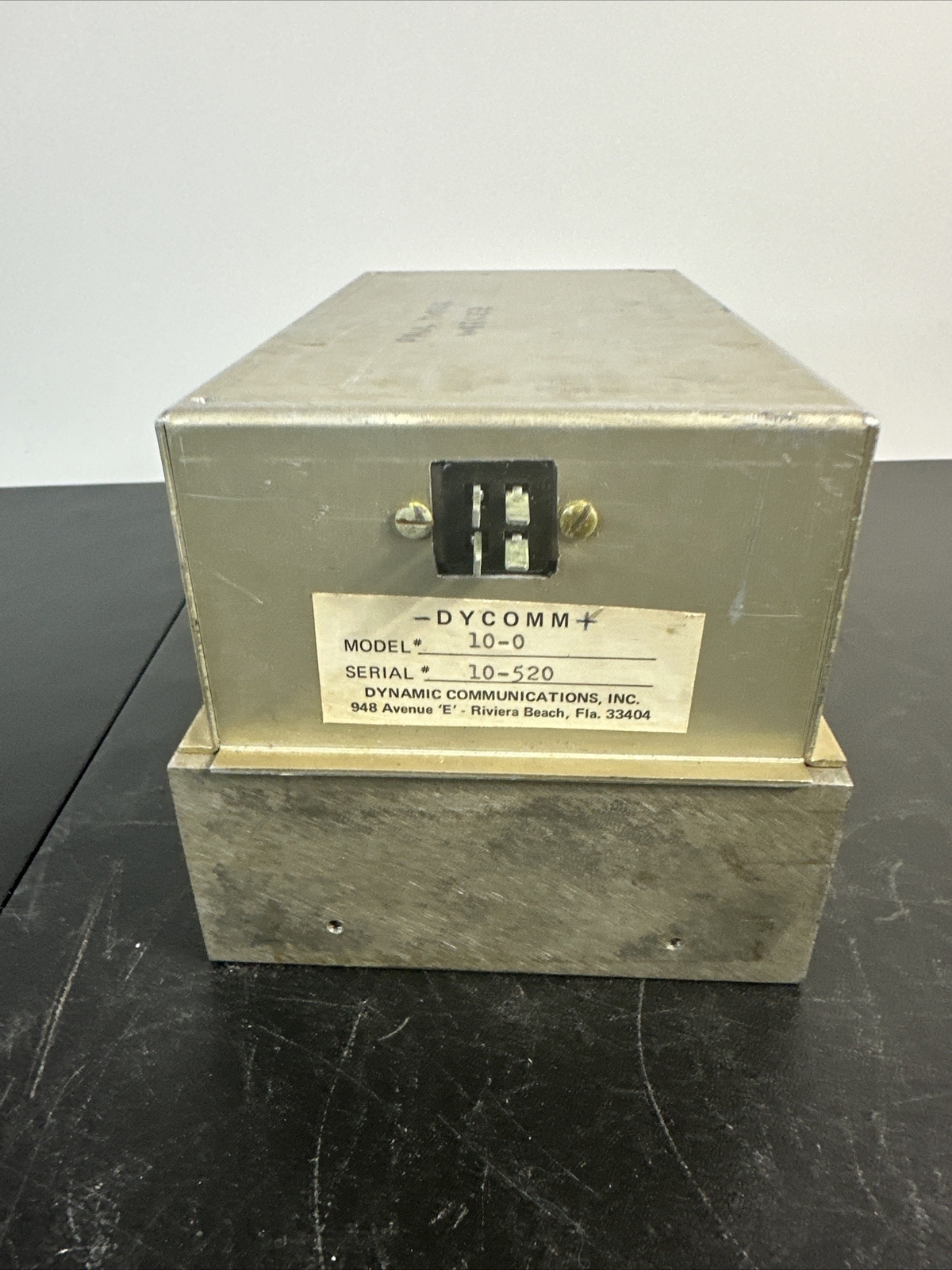 Paul Yoder WB3CEZ. +Dycomm- Model 10-0. Serial 10-520