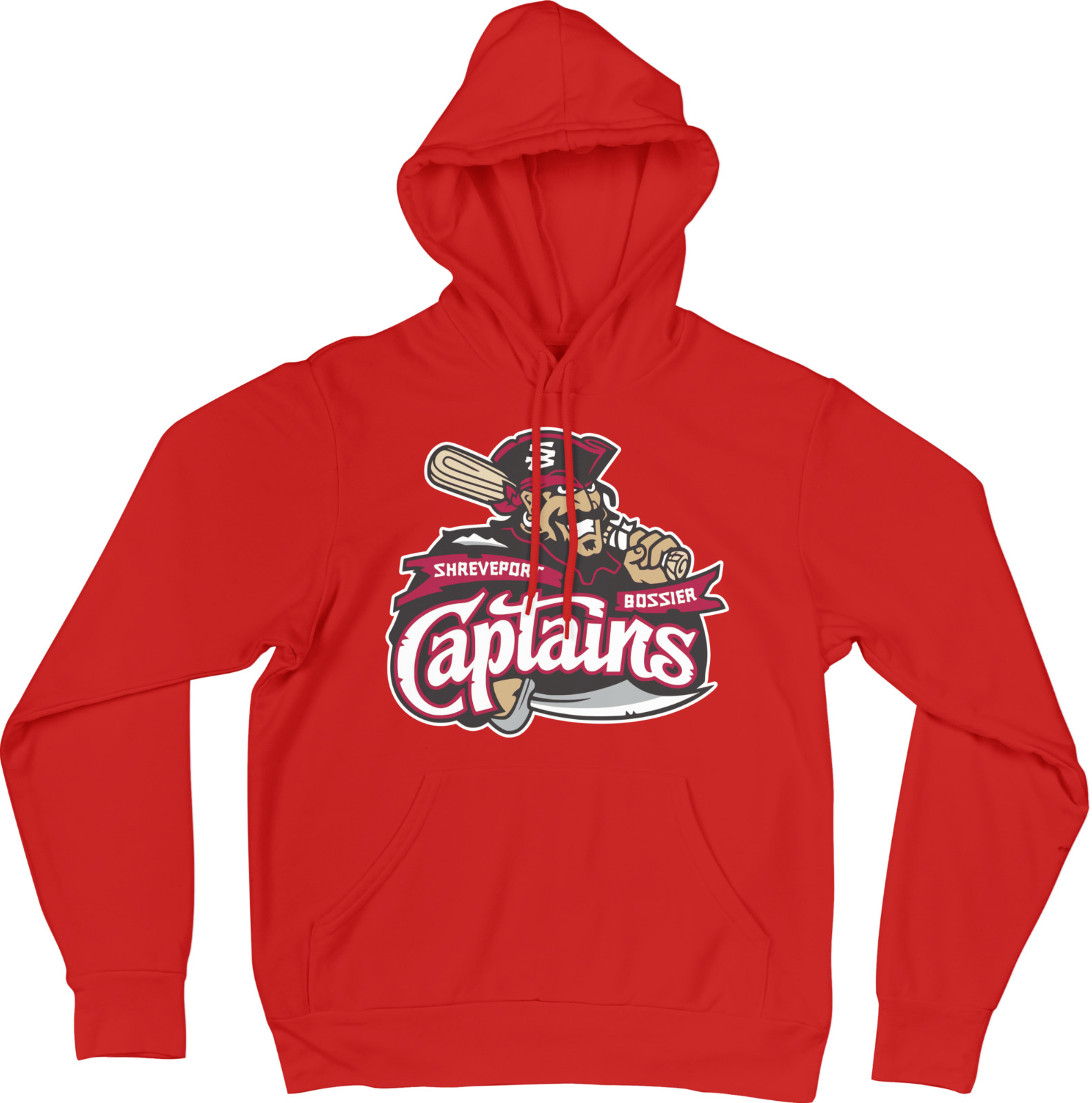 Shreveport-Bossier Captains Hooded Sweatshirt Hoodie Sports Swamp Dragons