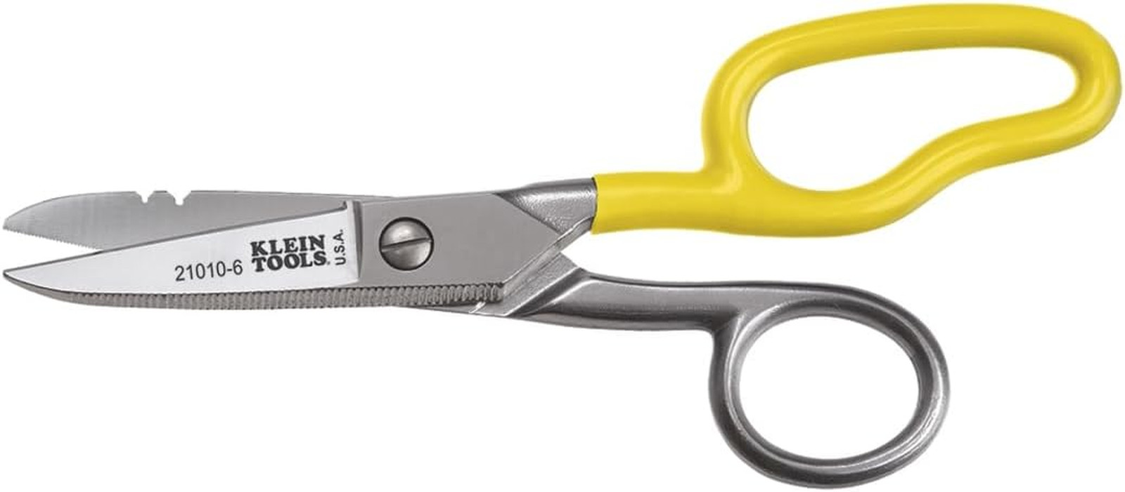 21010-6-SEN Free-Fall Snip, Scraper, File, Serrated Blades, Made in USA