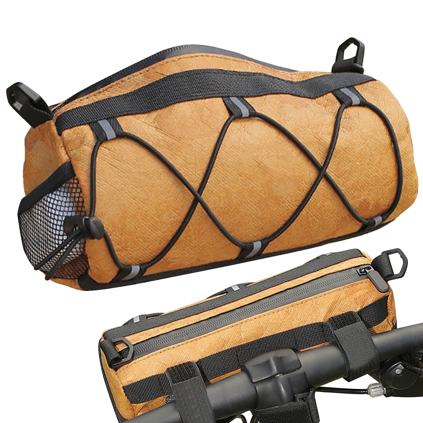 Waterproof Bicycle Frame Bag Bicycle Bag Handlebar Bag with Shoulder Strap