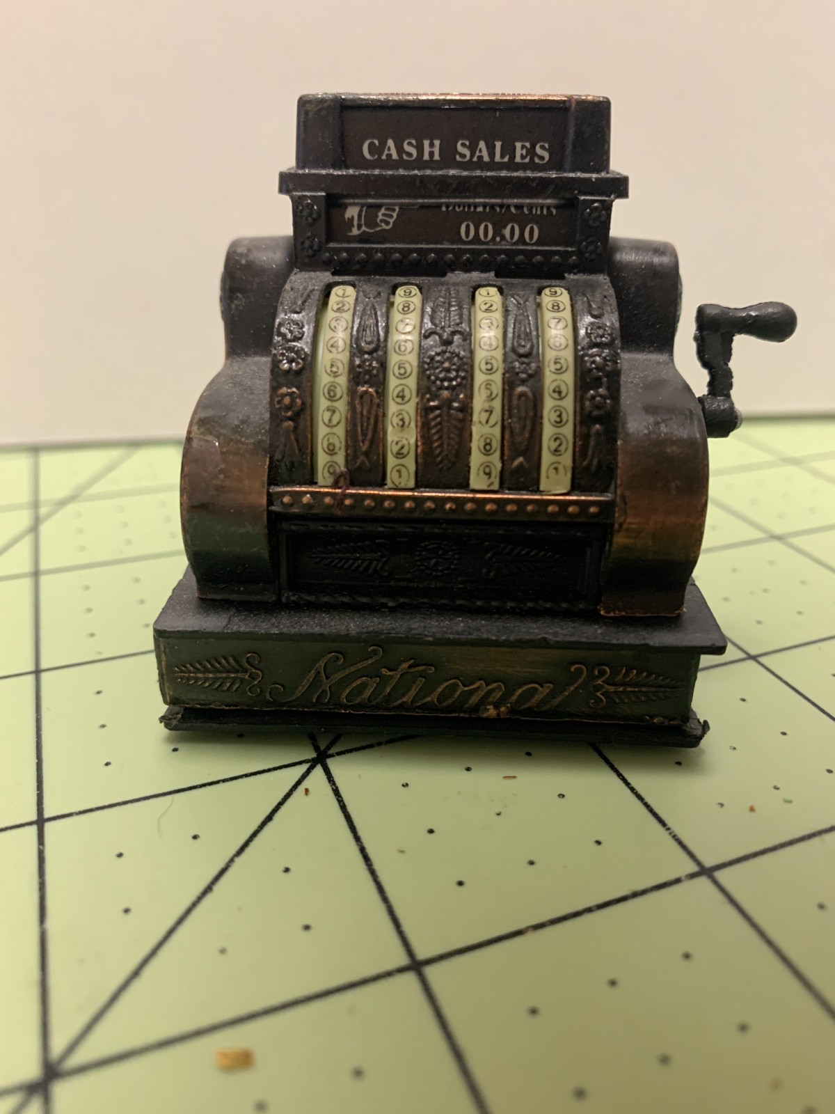 Miniature National Cash Register - Pencil Sharpener - Die-Cast Metal