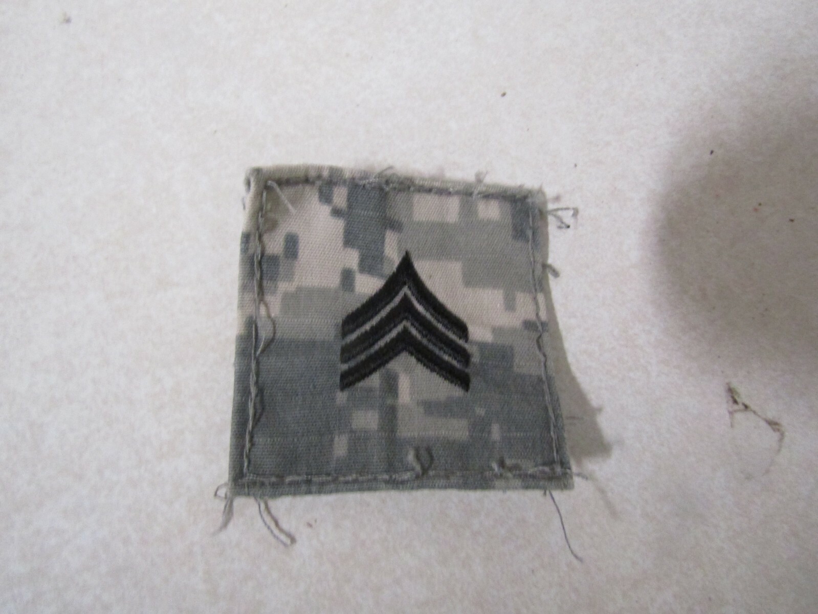 MILITARY PATCH US ARMY SEW ON ACU DIGITAL FOR JACKET RANK SERGEANT E-5