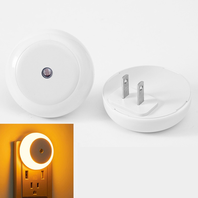 Amber Night Light Motion Sensor Night Light Plug for Bathroom, Kitchen, Hallway
