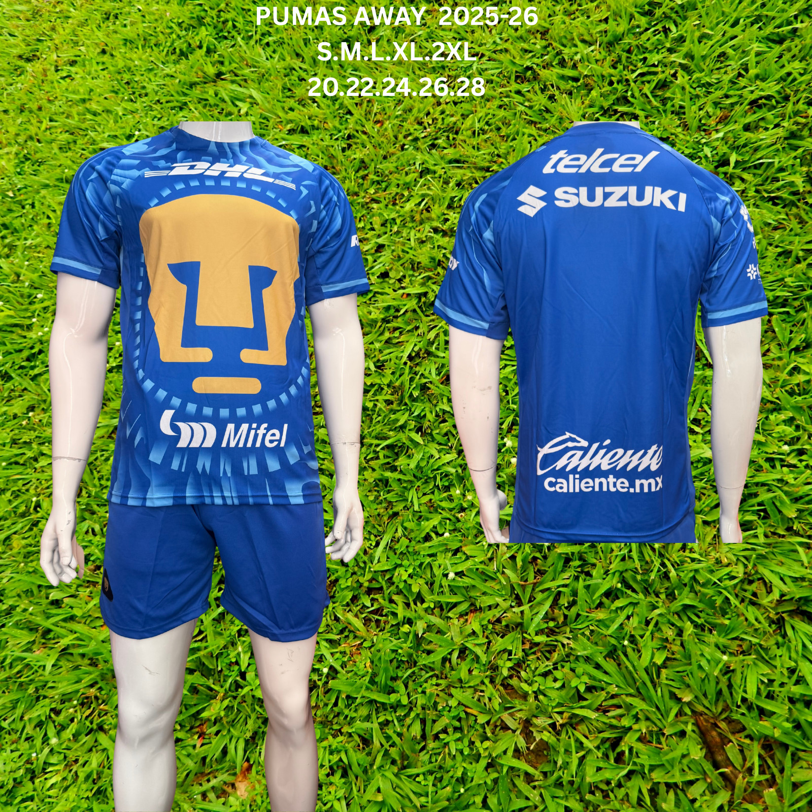 Pumas 3rd Kit Soccer Uniforms - 2025-26