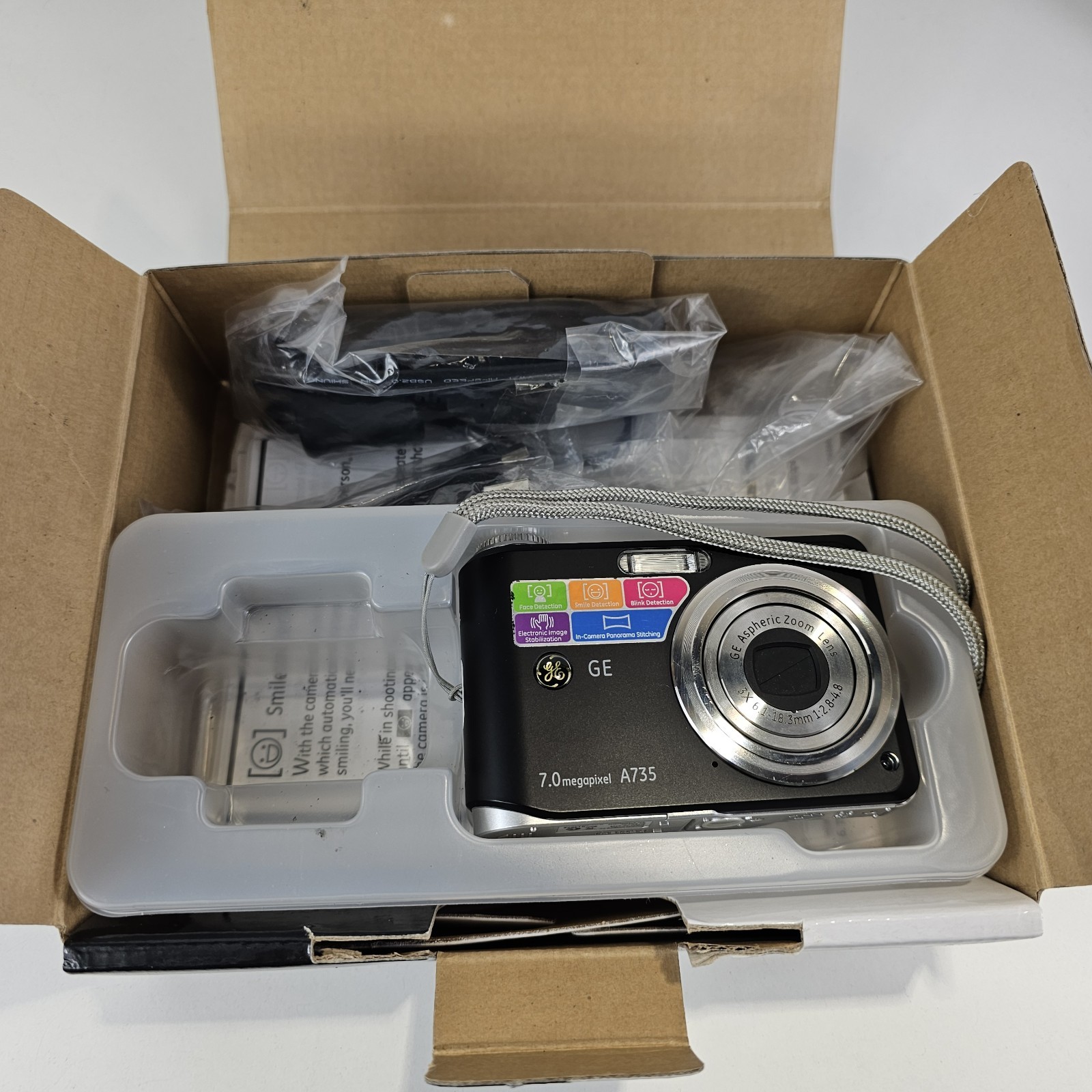 GE A735 7.0MP Digital Camera – Boxed, Tested & Working