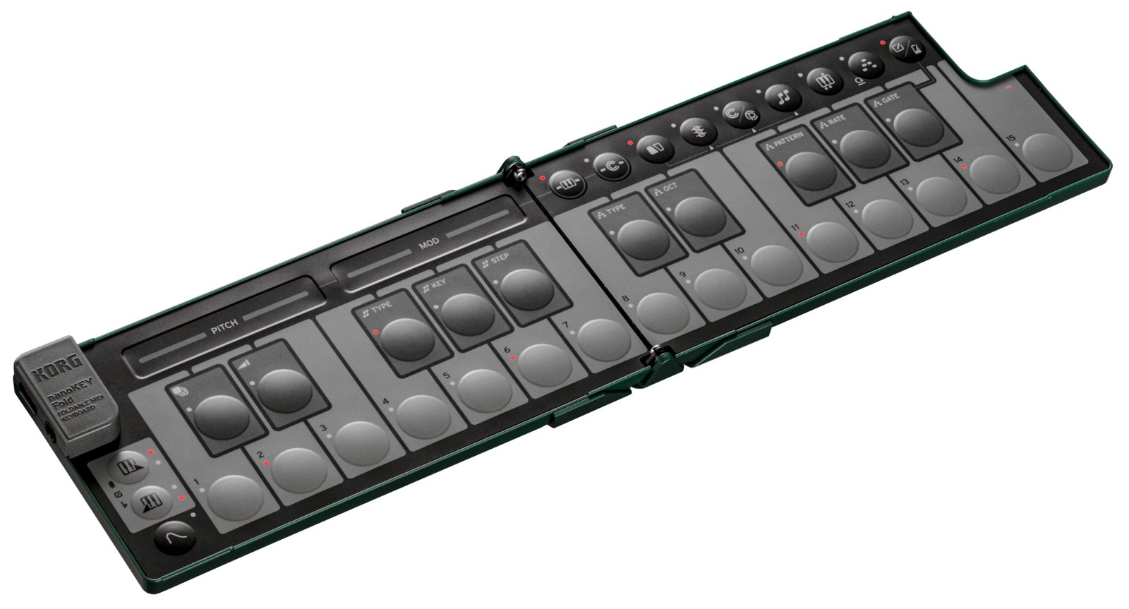 KORG NANOKEY-FD AG Midi Keyboard Fold 25 Keys Compact Controller DTM USB Pass