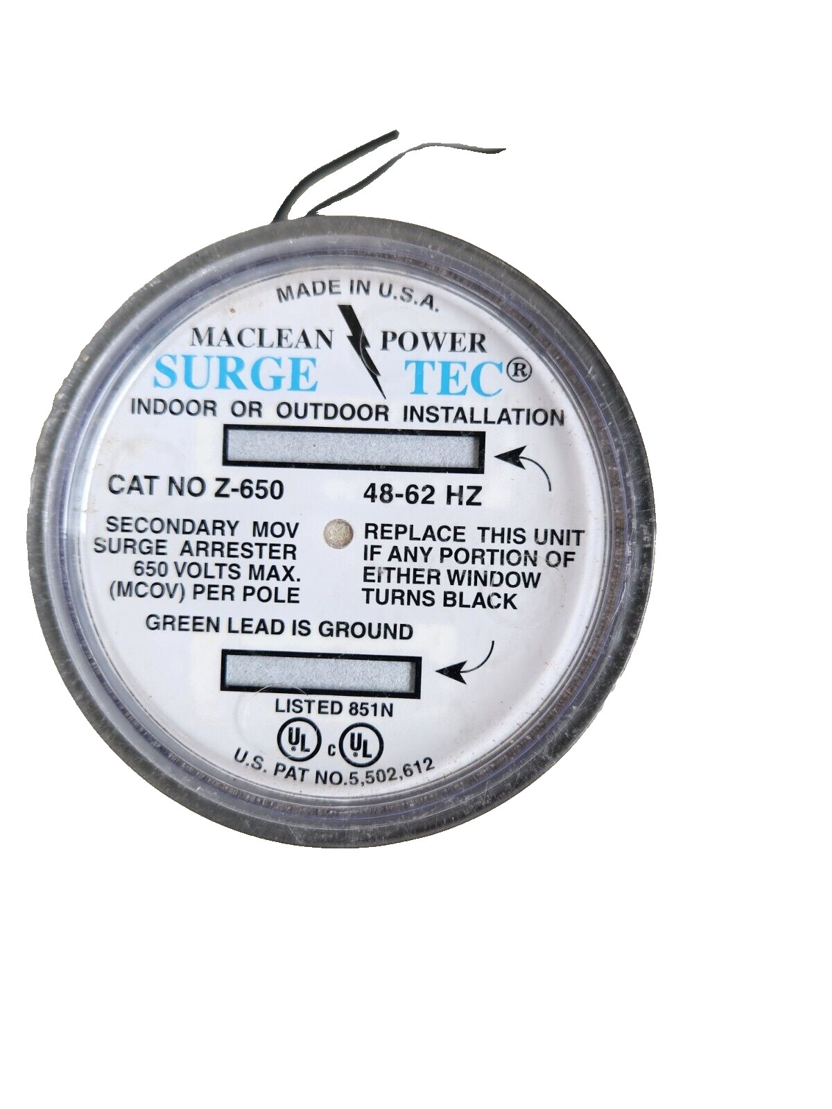 Maclean Power Surge Tec Z-650 Surge Arrester