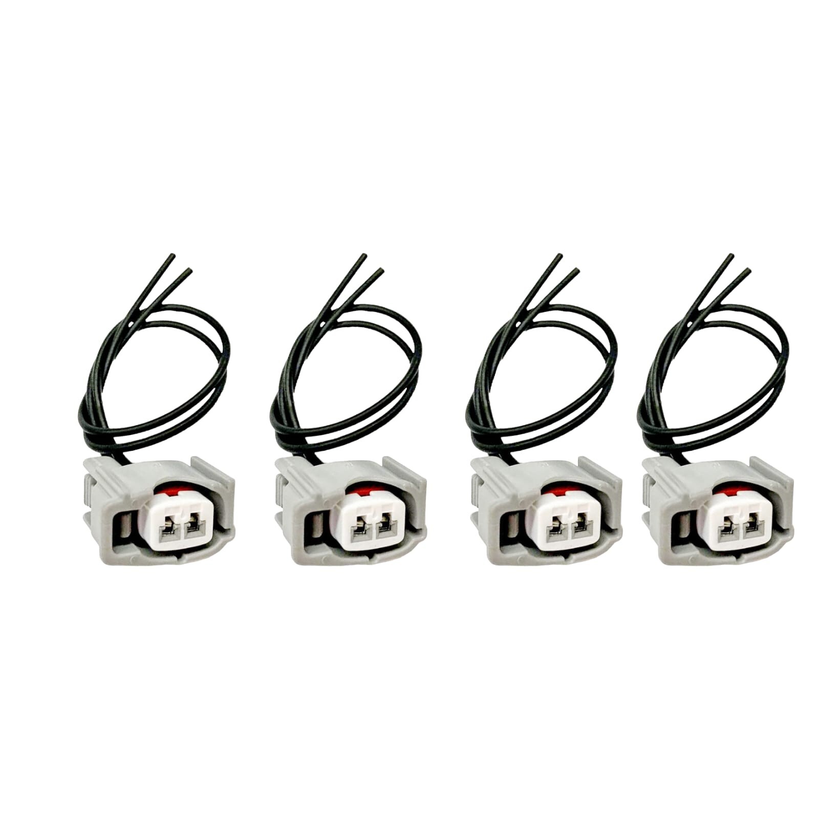 4 X Connector of Fuel Injector FJ343 FIts: Scion xA xB Toyota Echo Prius
