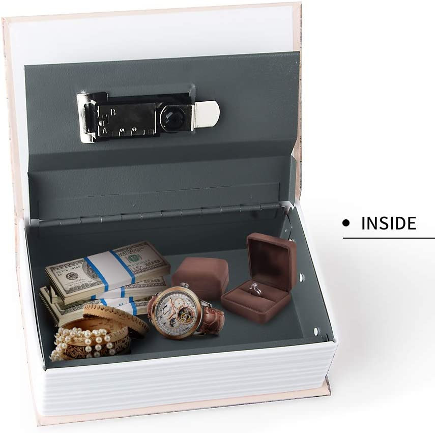 Small Sized Diversion Book Safe Storage Box, Dictionary Secret Safe