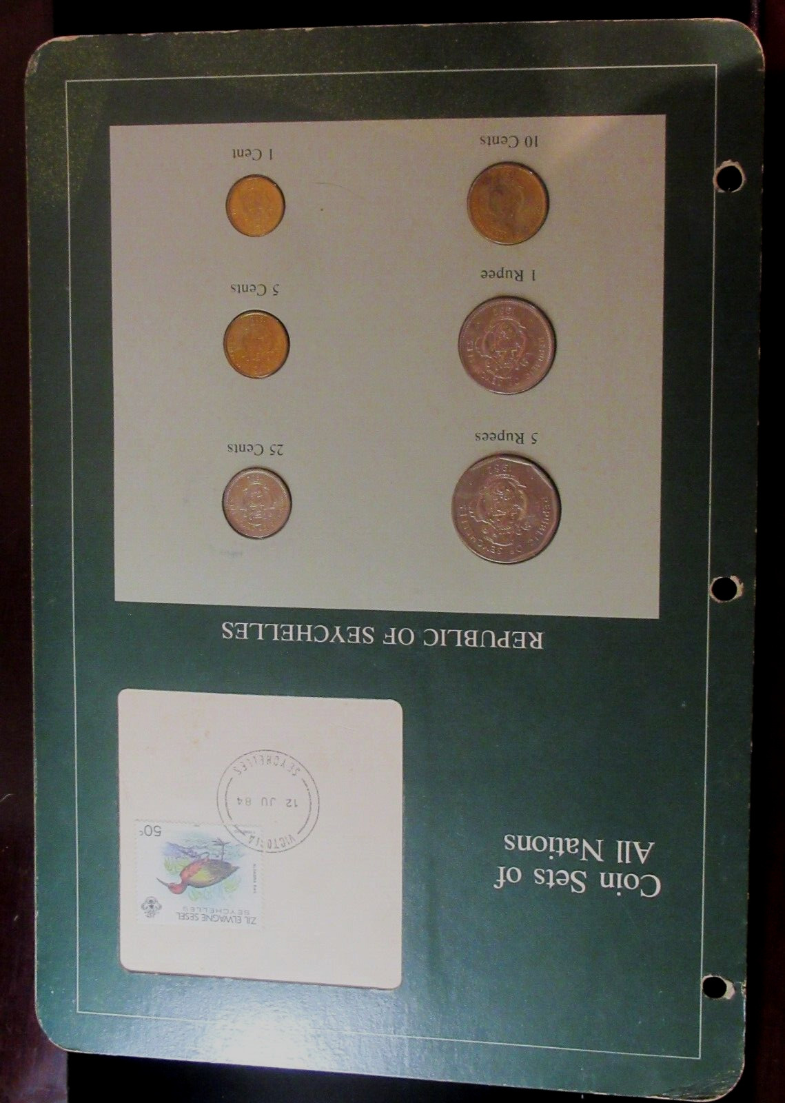 1982 Coin Sets of All Nations Republic of Seychelles