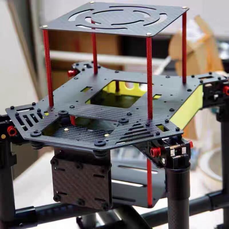 Carbon Fiber Sheet Plate Panel Custom CNC Cut Process Carve FPV Drone Arm Frame