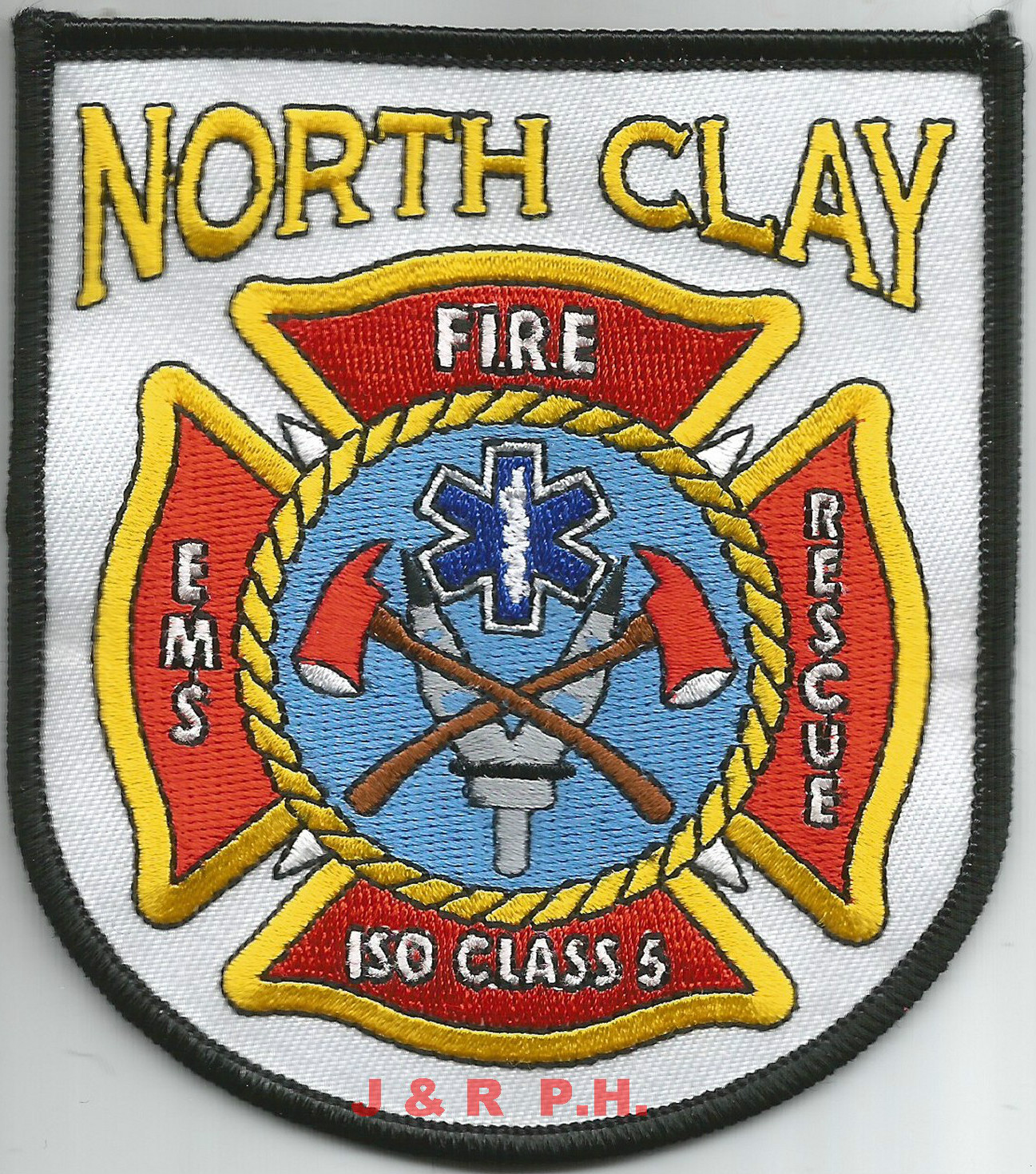 North Clay  Fire - Rescue, Illinois (3.75" x 4" size) fire patch