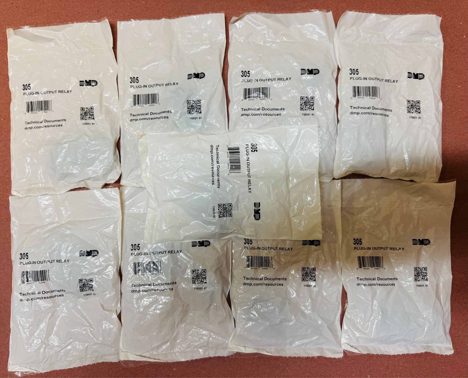 DMP 305 Plug-In Output Relay ⭐LOT OF 9 NEW⭐