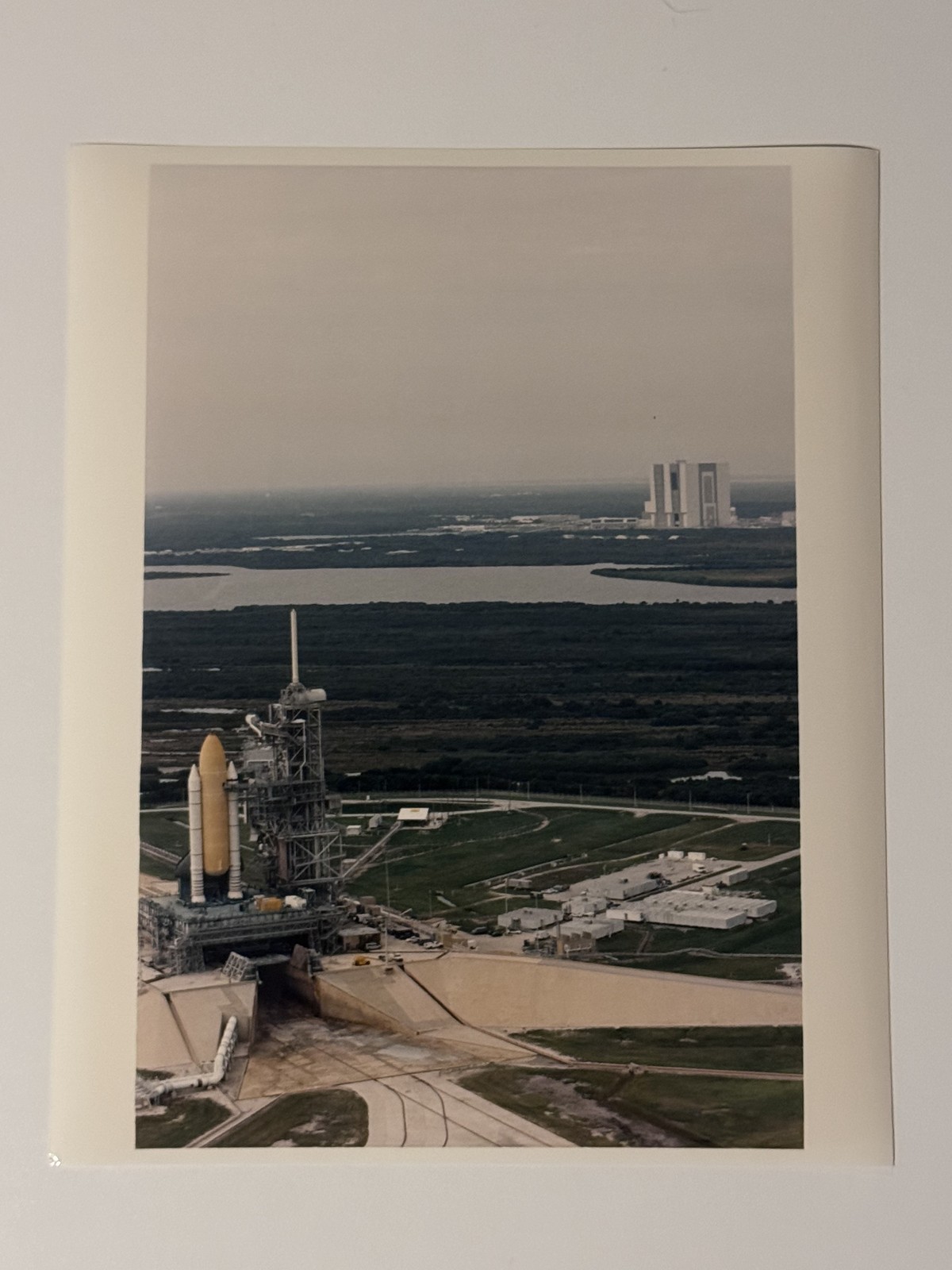 NASA STS-95 Shuttle Atlantis Rollout From Vehicle Assembly Building Press Photo
