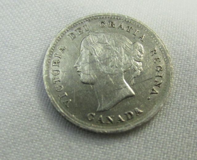 Canada 1882 5 Cent Coin Silver