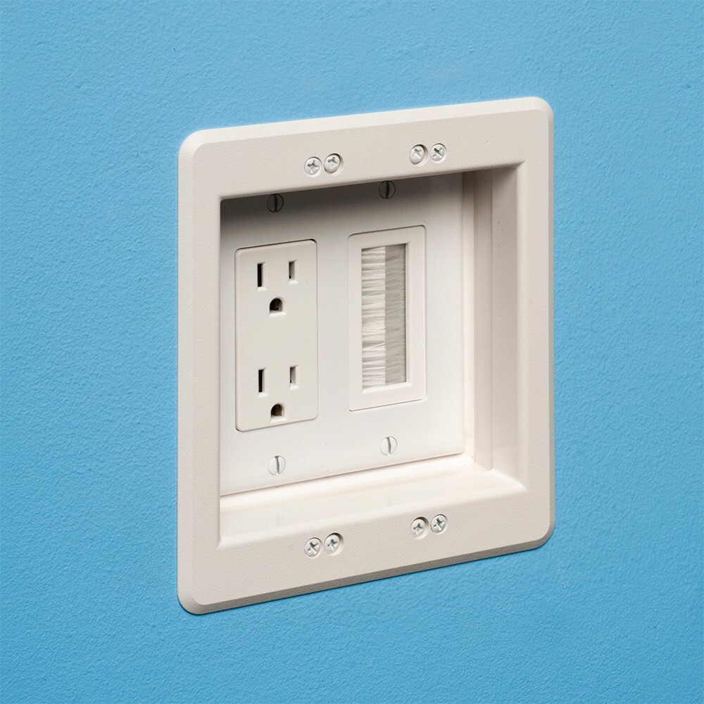 *OPEN BOX* Arlington® CED135 Cable Entry Keystone Strap with Brush-Style Opening