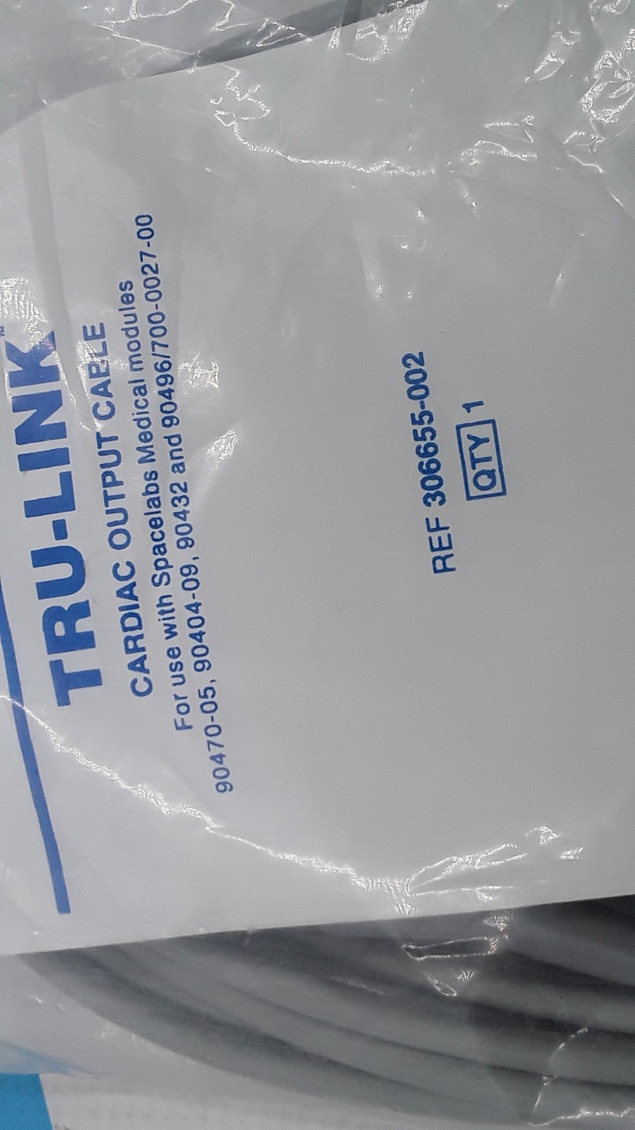 Spacelabs Tru-Link Cardiac Output Cable REF 306655-002