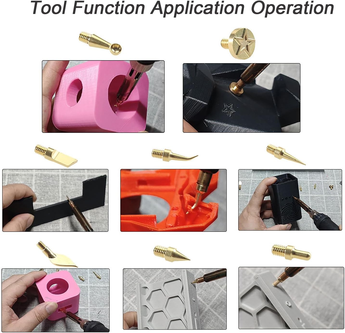 3D Printer Smoothing Kit – Finishing & Smoothing Tool with Temp Control Displa