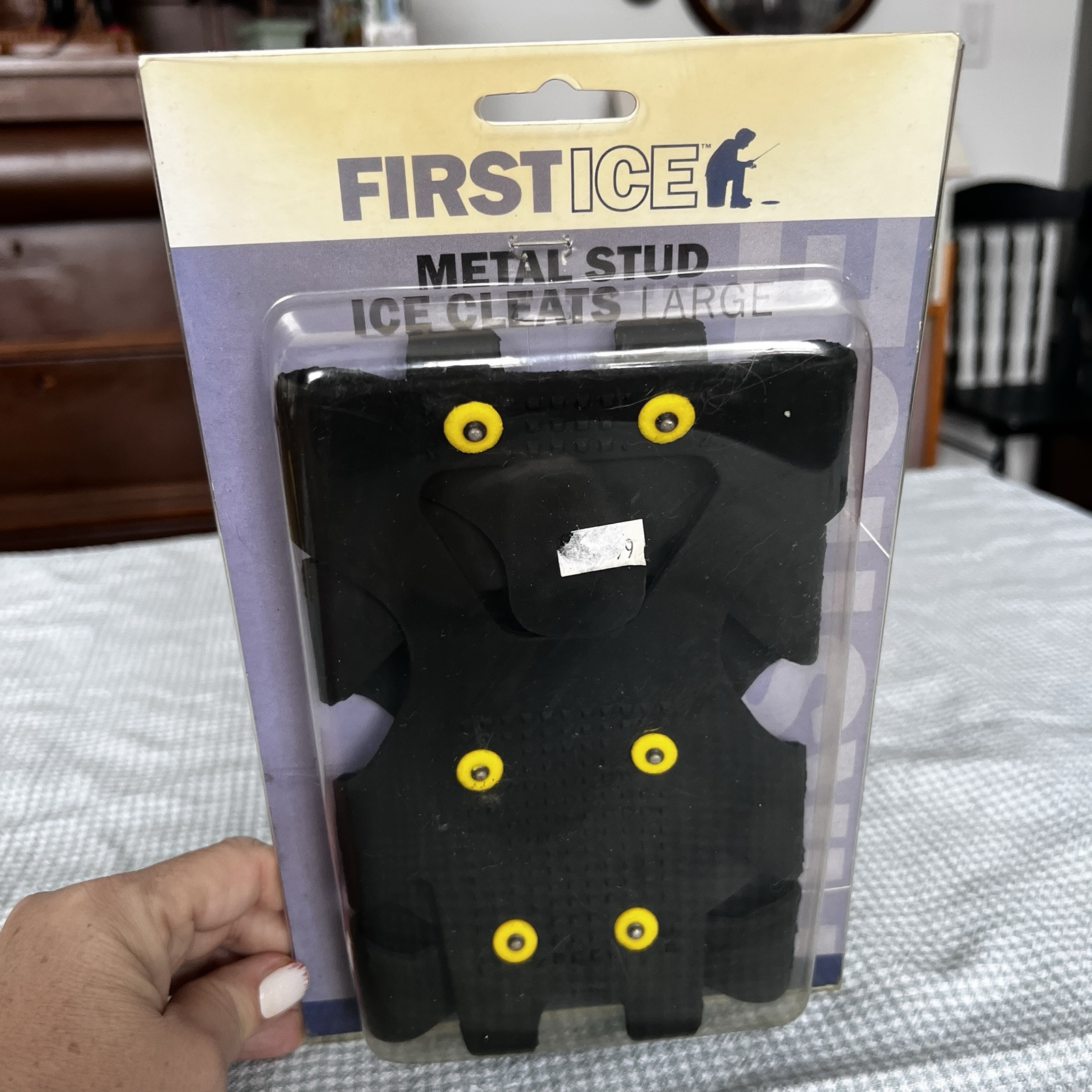 FIRST-ICE  Studded Feet  Ice Cleats Size L Size 8.5-11  For Walking NEW