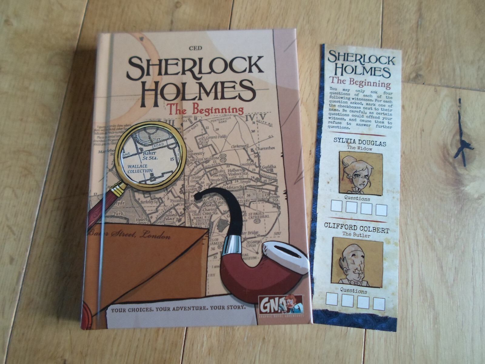 Graphic Novel Adventures Sherlock Holmes: The Beginning (MINT/NEW)