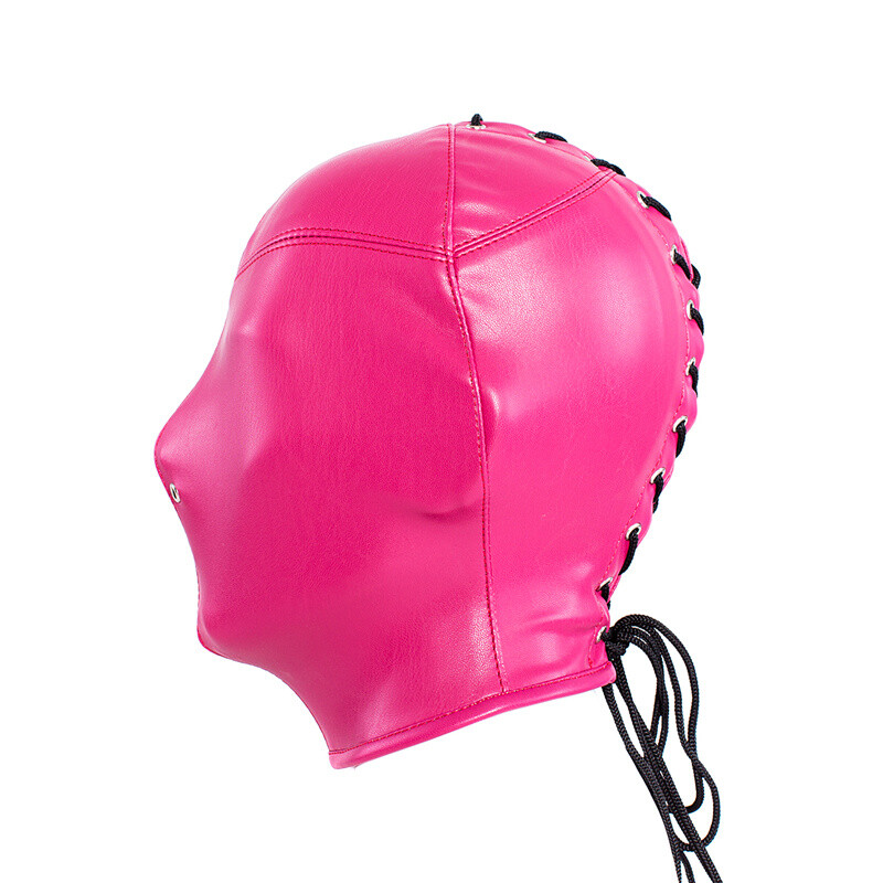 New Bandage Sensory Deprivation Slaves Accessories Soft Adjustable Leder Hood