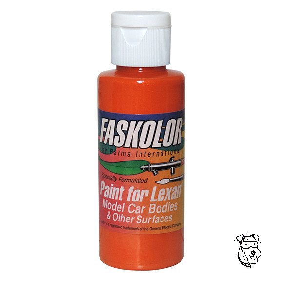 FASKOLOR #40302 PEARL ORANGE Airbrush Paint RC Body Car Truck - PARMA