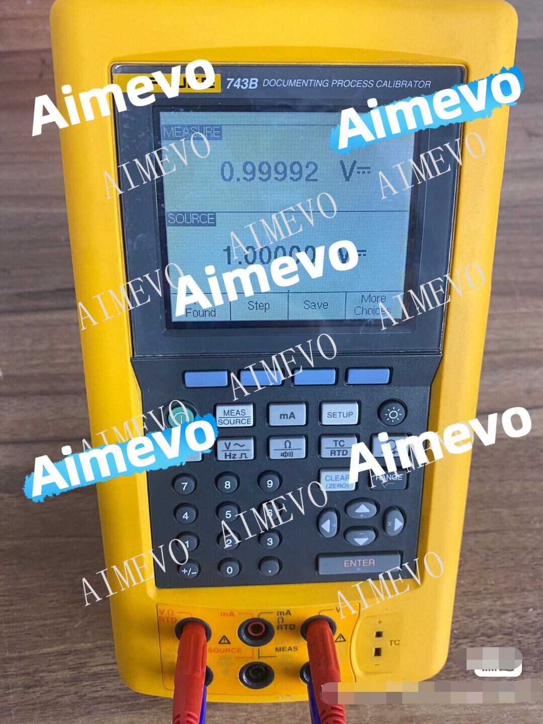 Fluke 743B Documenting Process Calibrator used