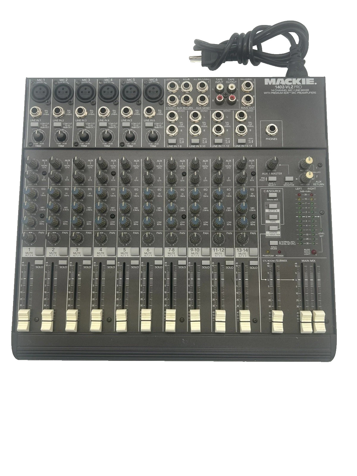 Mackie 1402-VLZPRO Professional Audio 14-Channel Mic Line Mixer Ships FREE
