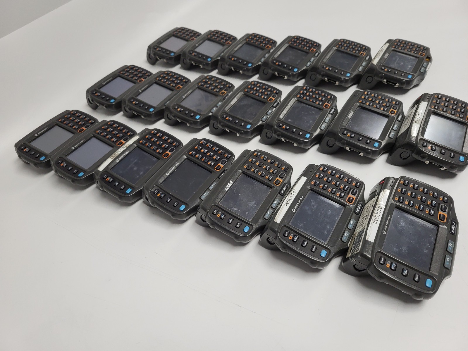 Lot of 20 Motorola WT41N0 Wrist Computers Parts (No Batteries, Untested)