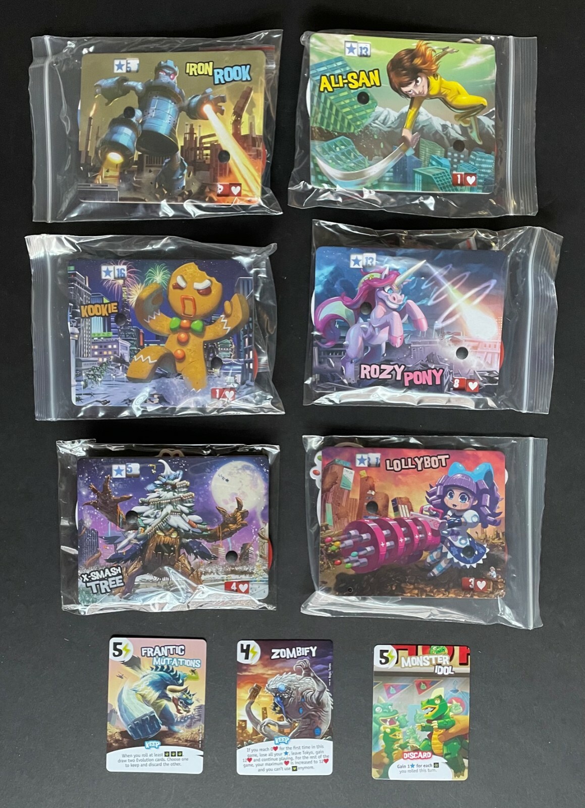 King of Toyko & King of New York Promo Monsters & Cards ROZY PONY KOOKIE X-SMASH