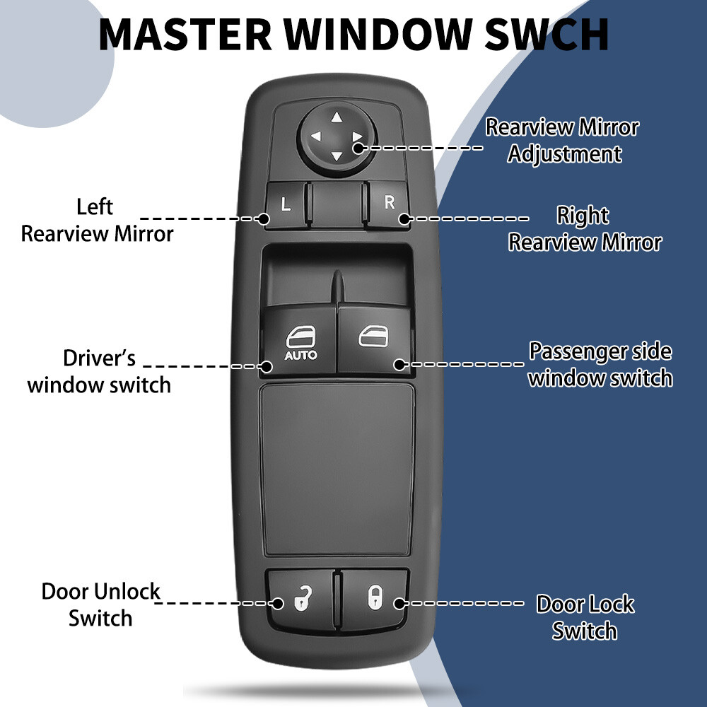 For Dodge Grand Caravan 2012-2015 Master Power Window Control Switch Driver Side