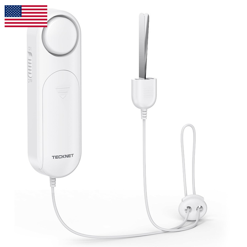 Tecknet Door Alarm For Door Handle 130Db Door Alarms When Opened Window Alarms