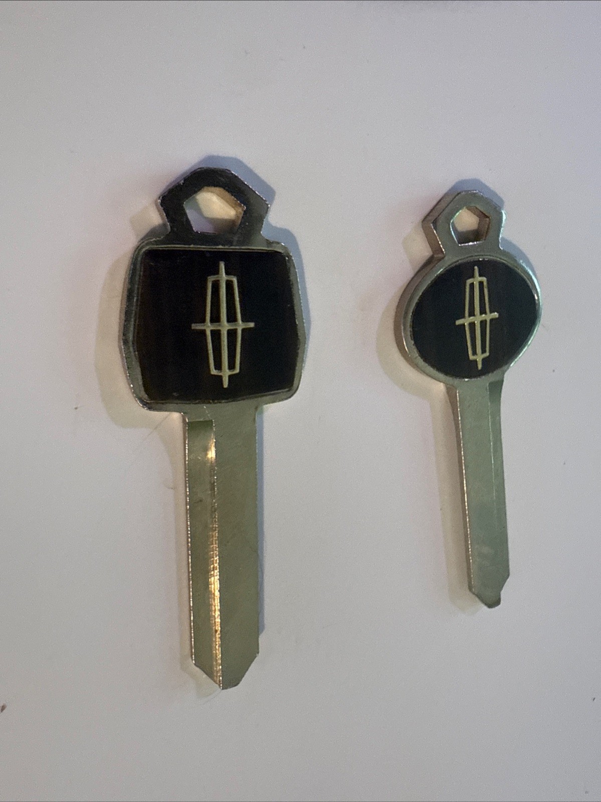 Vintage Lincoln Uncut Car Key Valet Key Set Of Two Blank
