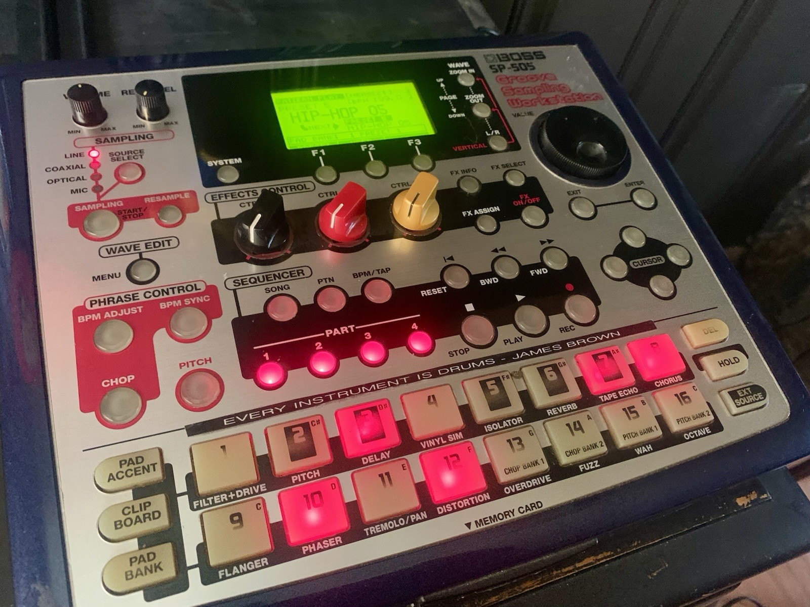 Boss SP-505 Groove Sampling Workstation (WORKS - check Description)