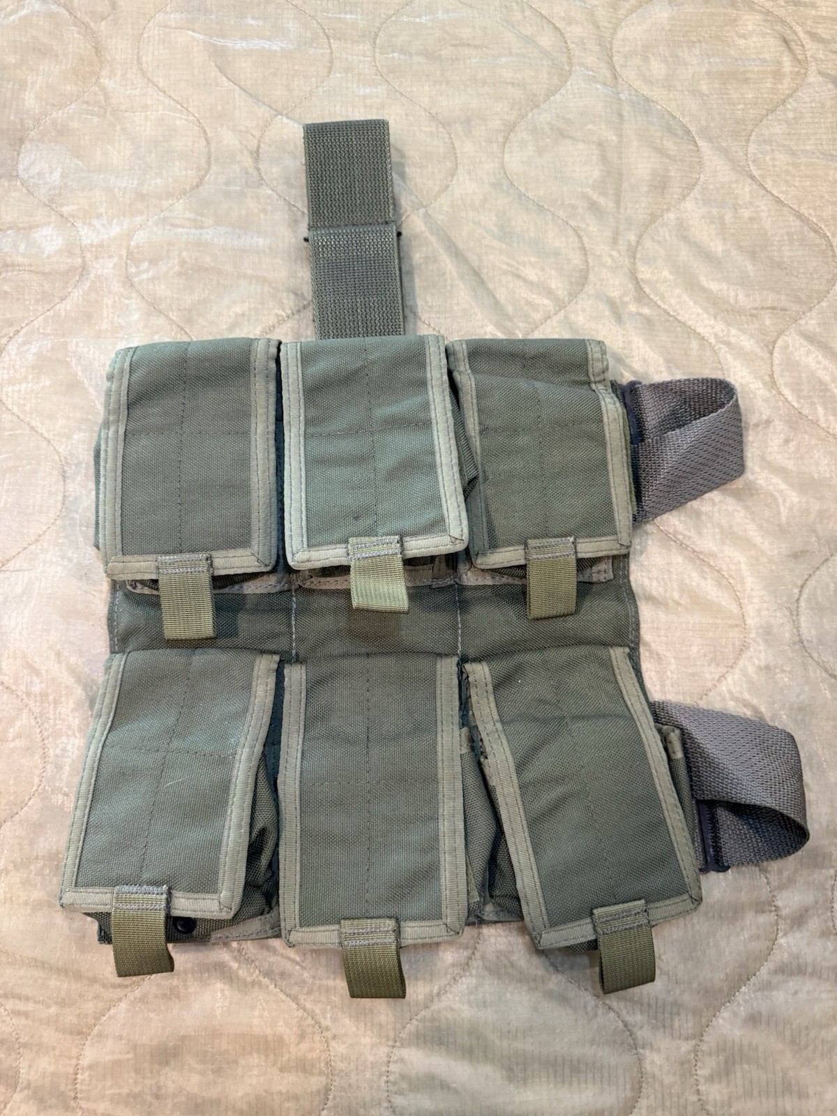 Eagle Industries OD Green Six Pocket 40mm / Frag / GP Dropleg Panel NOS USA Made