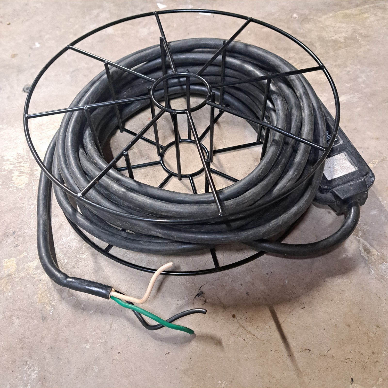Leviton 36591 Black 37ft Cord Connected GFCI Automatic Reset 12AWG SJTW 20A 125V