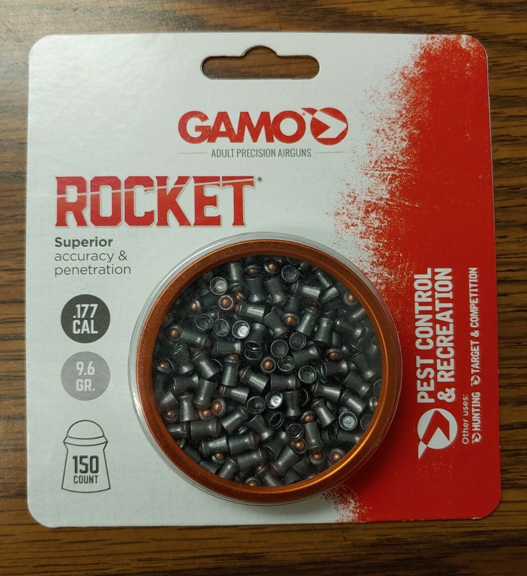 Pellet GAMO Adult Precision Airguns Rocket .177 Cal. 150 Count Extreme Accuracy