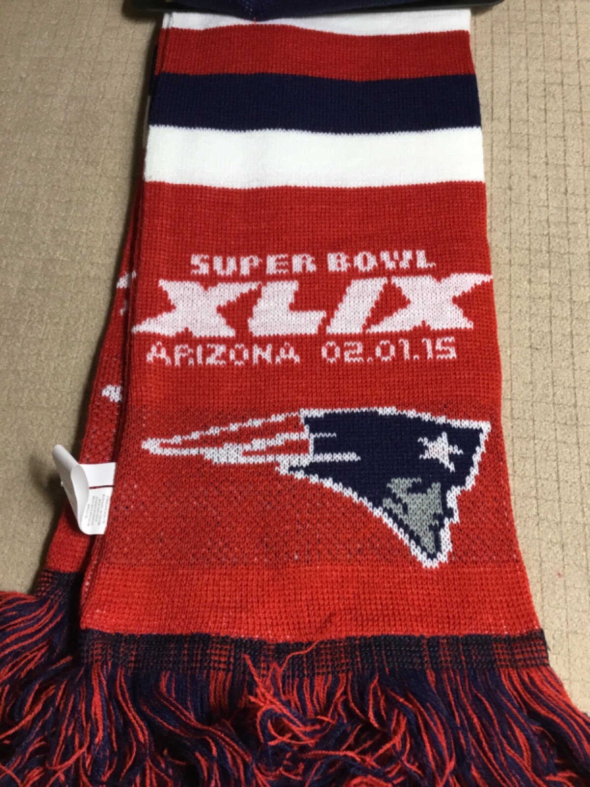 New England Patriots Super Bowl XLIX Forever Collectibles Scarf