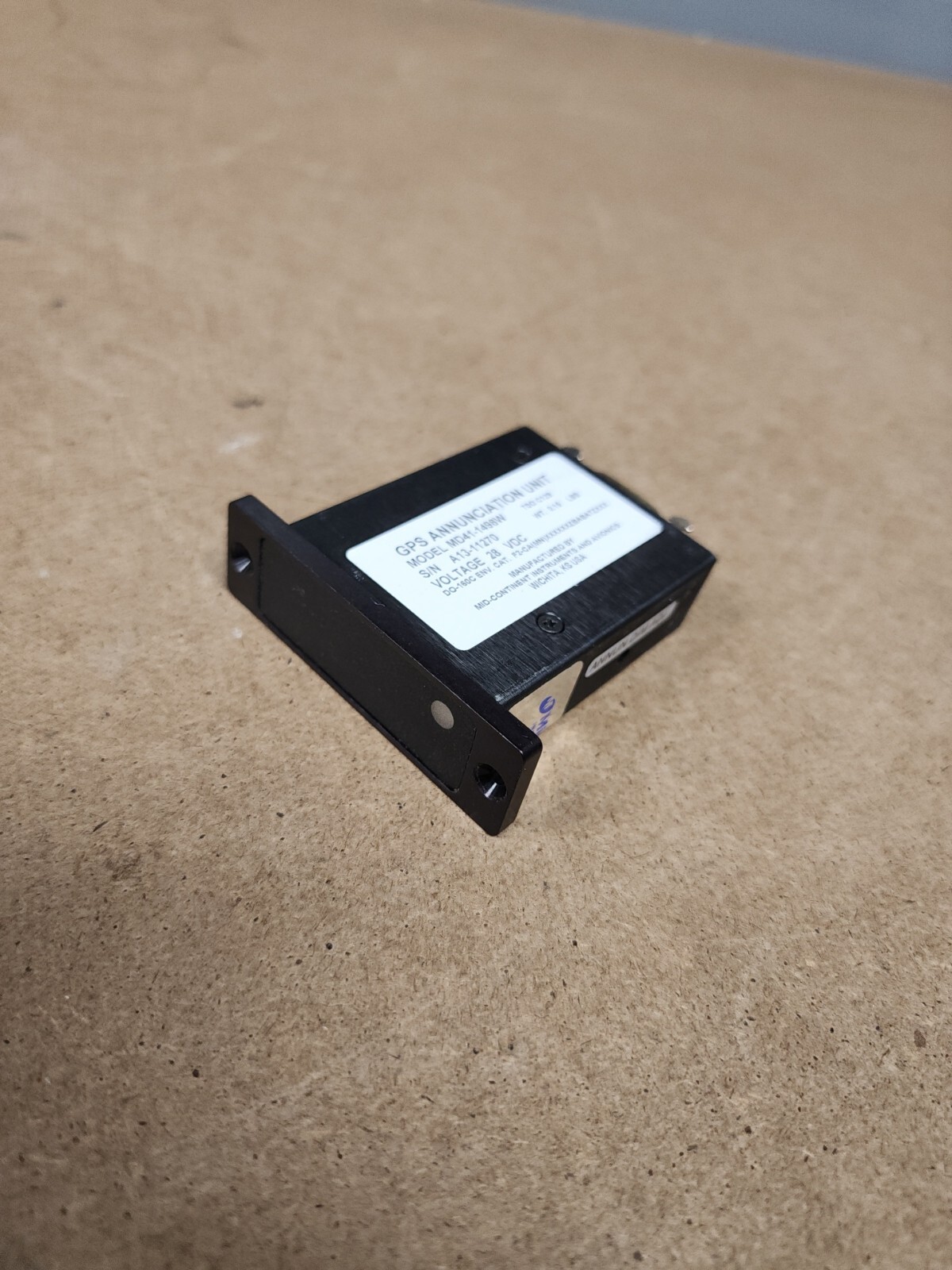 MD41-1498W 28Volt GPS Annunciator Good!