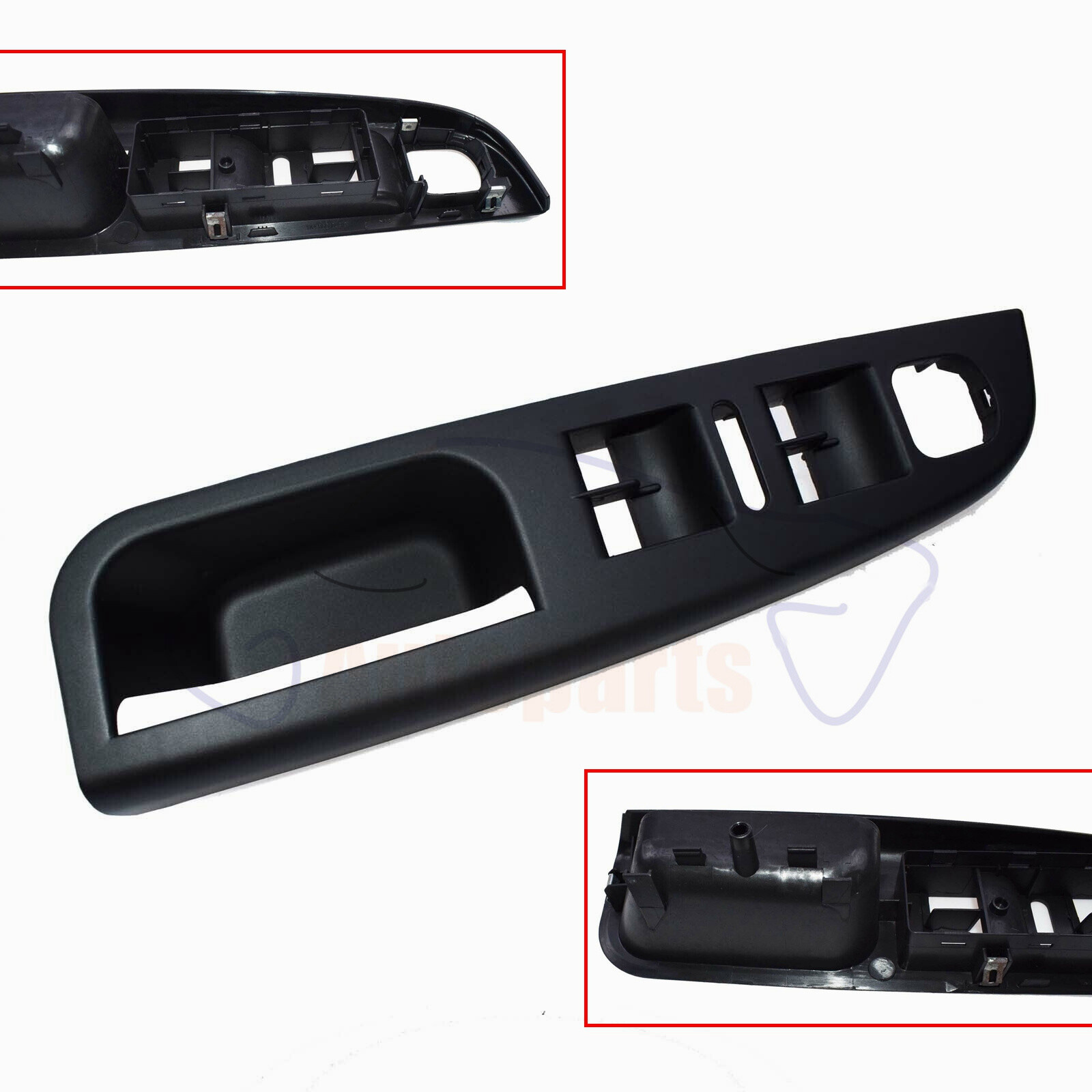Fit For 05-10 VW Jetta MK5 Interior Front Door Window Switch Bezel Black New USA