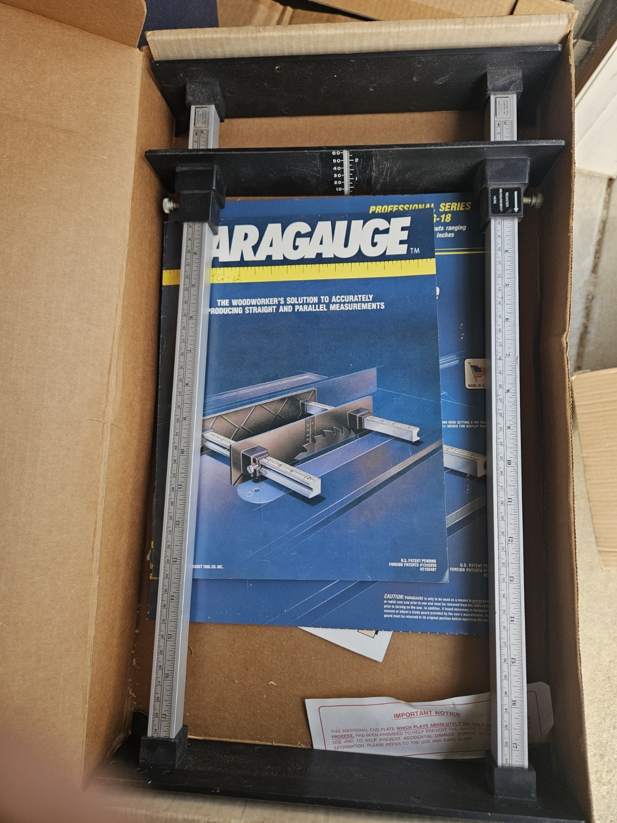Accuset Tool Co. Paragauge Measuring Instrument