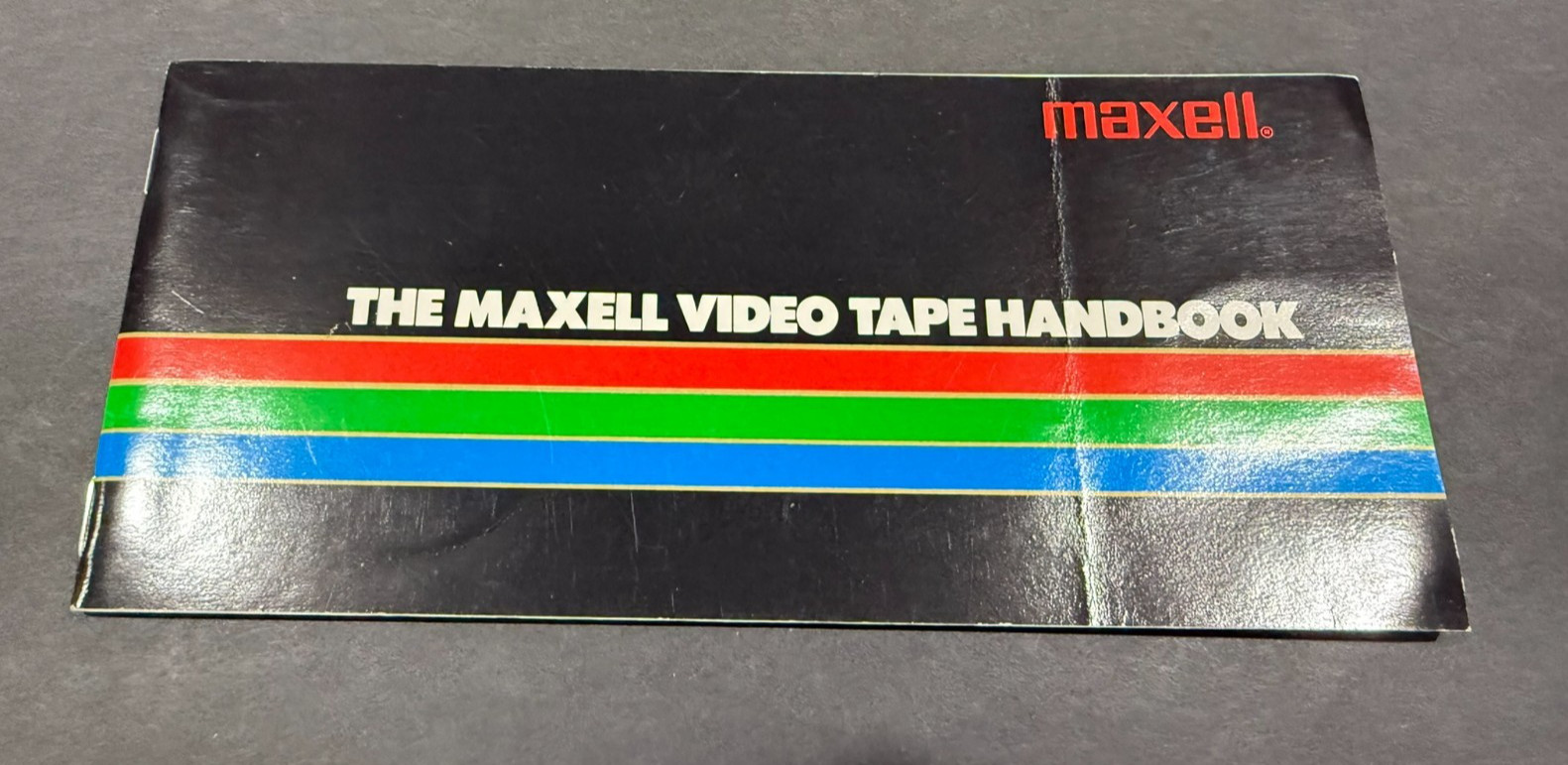 1986 Maxell "Video Tape Handbook" Brochure