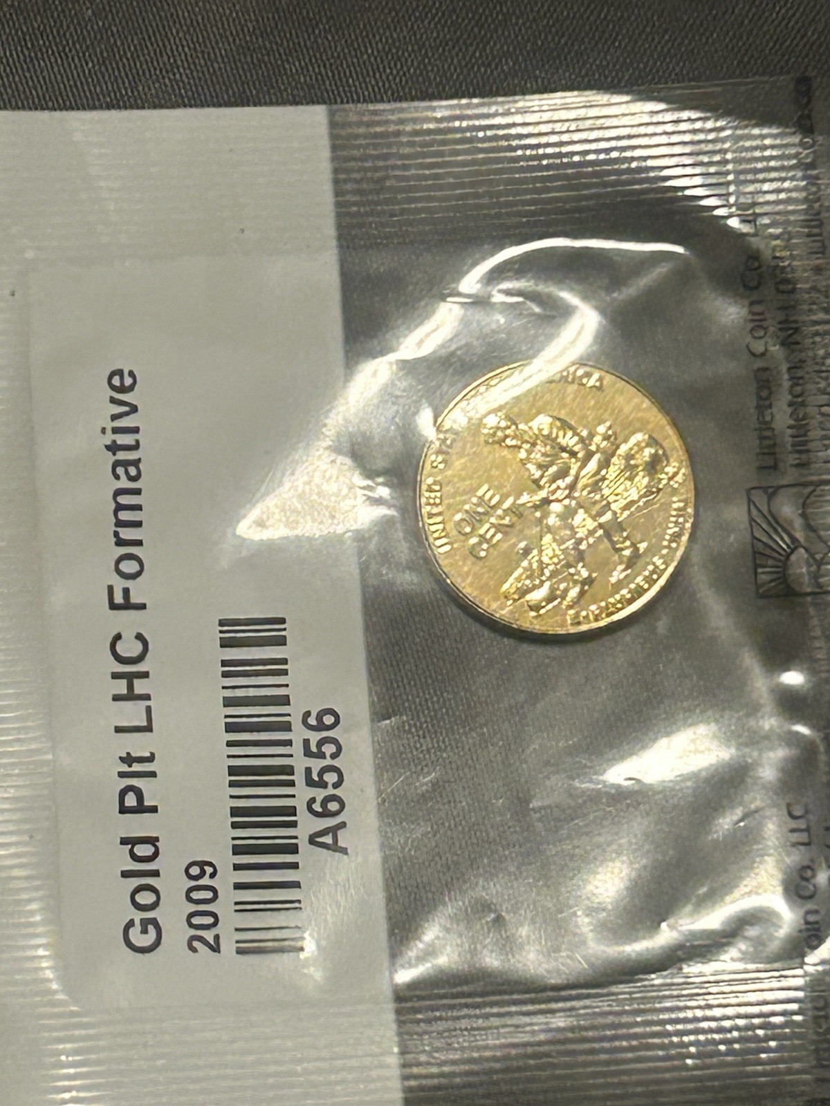 2009 Gold plated Lincoln  Small Cent Formative Years Denver Uncirculated
