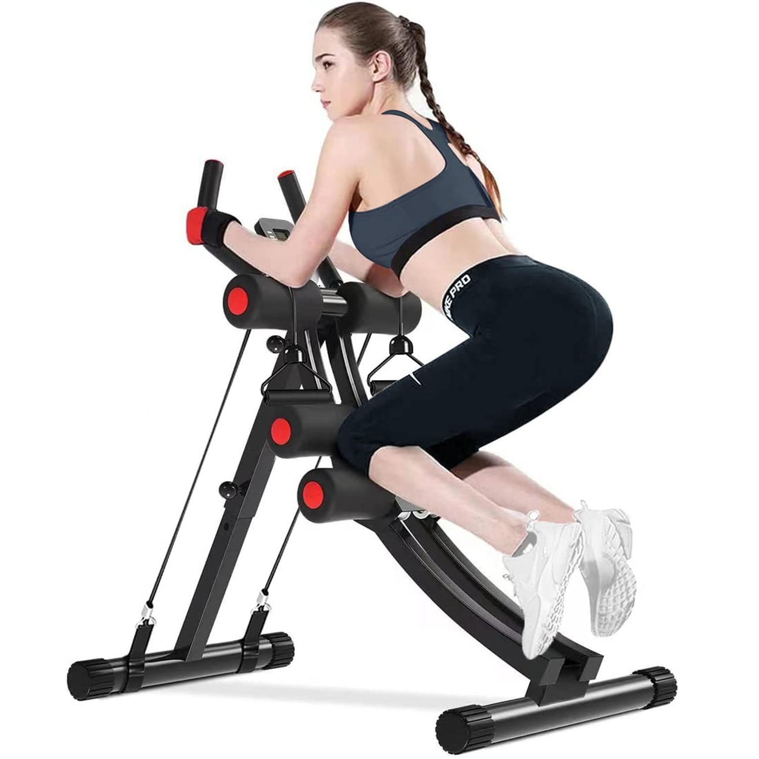 AB Workout Equipment, Home Gym Ab Machine for Abdominal Exercise and Strength...