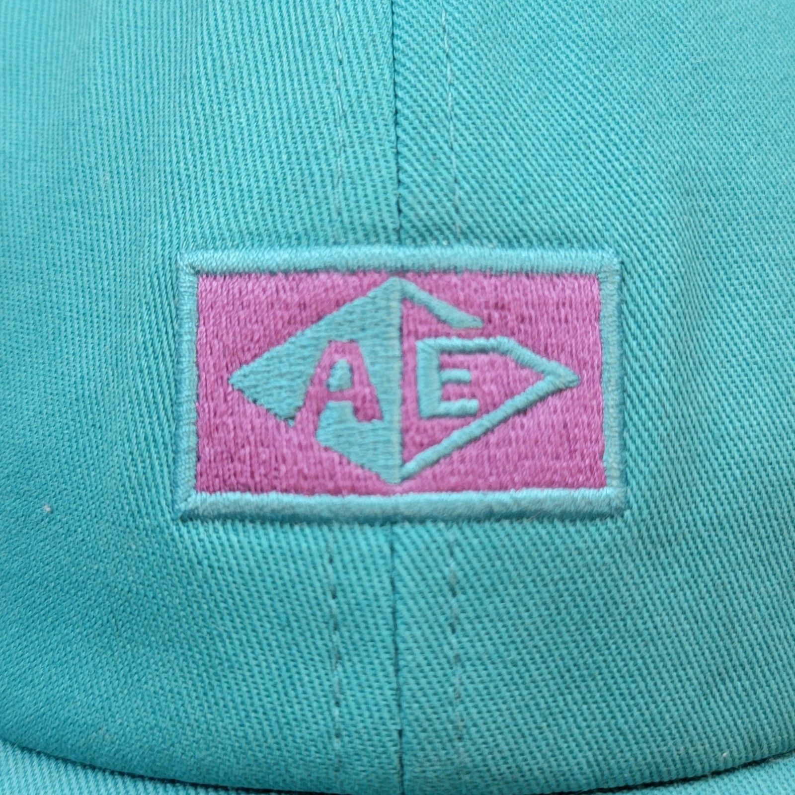 American Eagle Outfitters US O/S Turquoise Unisex Cap Pre-Owned Excellent Cond