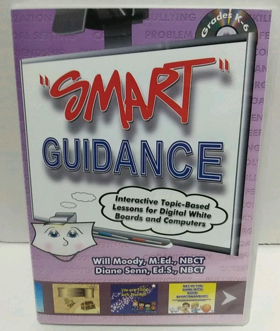 "Smart" Guidance Interactive Lessons For Digital White Boards / Computer CD /DVD