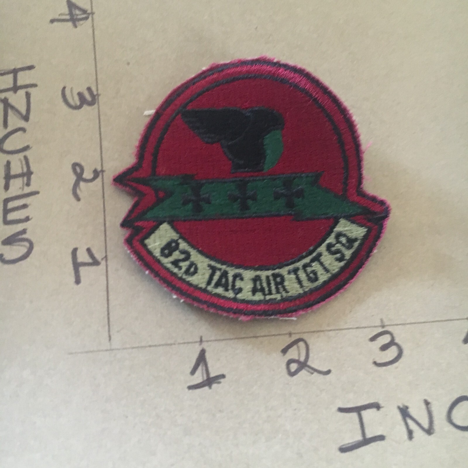 USAF 82nd Tactical Air Target Squadron subdued patch 4/22/25