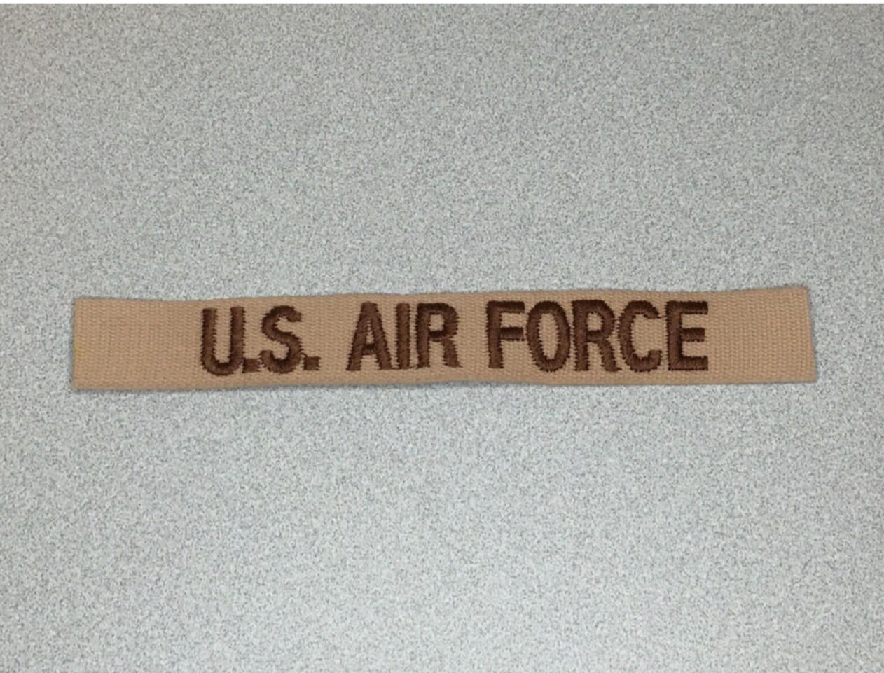 US Air Force Branch of Service Tape Desert DCU Patch