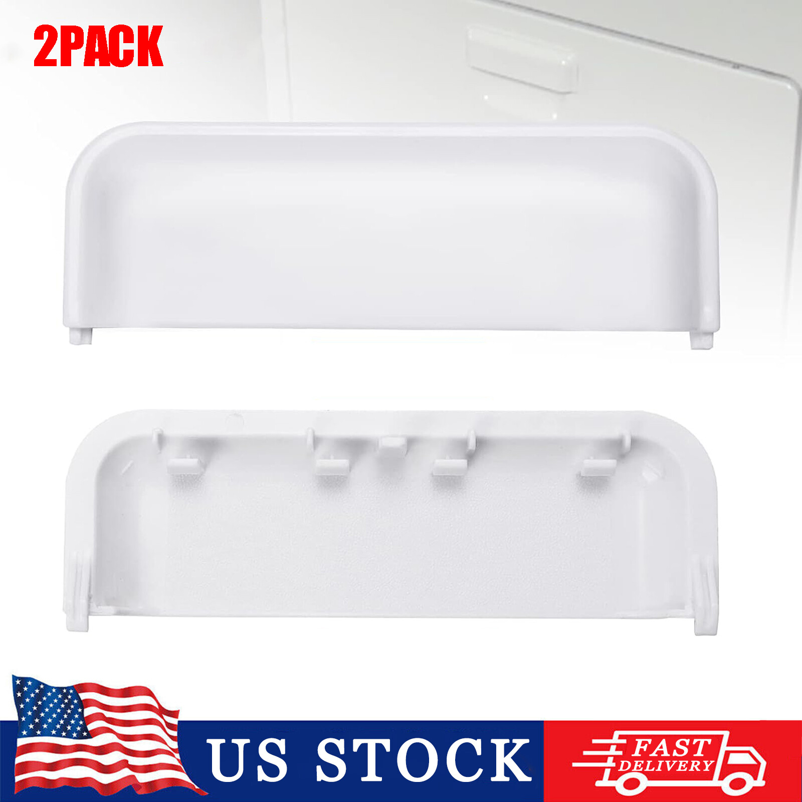 2 Pack Door Handle for Amana NGD4655EW1 NGD4655EW2 NGD4655EW3 NGD4655EW4